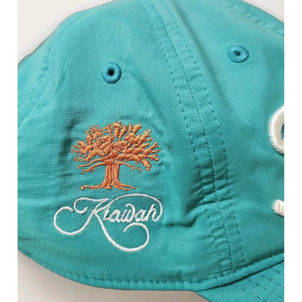 Titleist Golf Strap Back Hat Cap Aqua Teal Turquoise Adjustable Kiawah Island